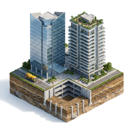 Residential & Commercial 3D Diorama